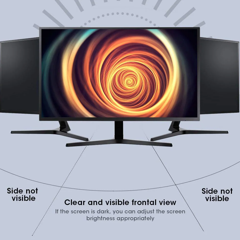 Annadue 21,5 cala Privacy filtr ekranu Anti-GLare Anti-Scratch 16:10 ochrona UV niebieskie światło monitor komputer