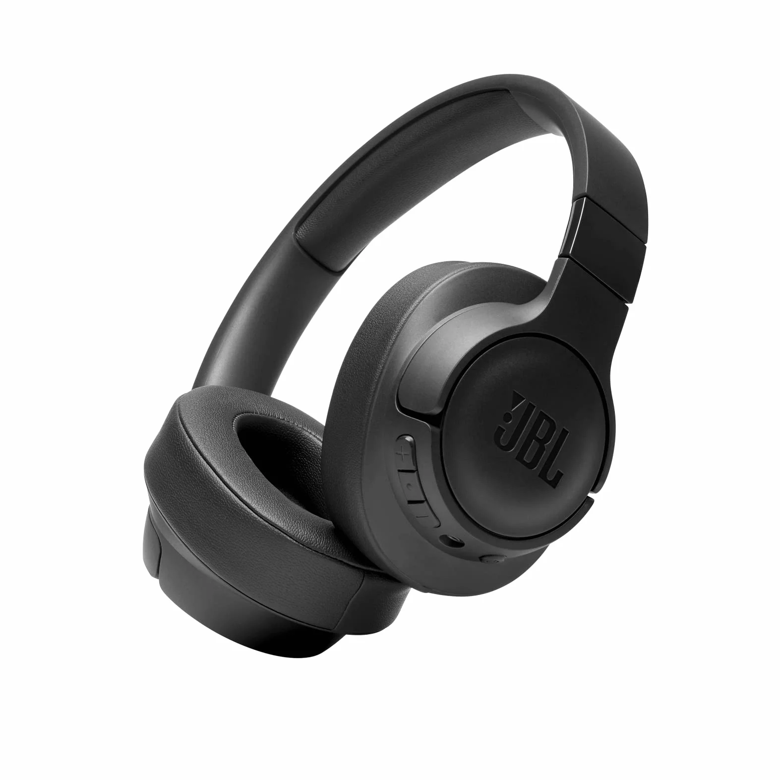JBL Tune 710 BT przewodowe i bezprzewodowe słuchawki wokółuszne z wbudowanym mikrofonem, połączeniem Bluetooth Multi-Point i trybem głośnomówiącym, czarne