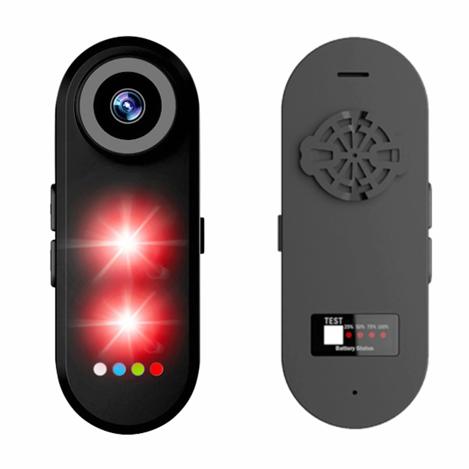 Yinhing Kamera Rowerowa 4K z Czujnikiem światła Kamera Tylna HD do Jazdy na Rowerze na świeżym Powietrzu Szerokokątny 140° IPX6 Pamięć 32 GB Łatwa Instalacja Typu Plug Play (Brak karty pamięci)
