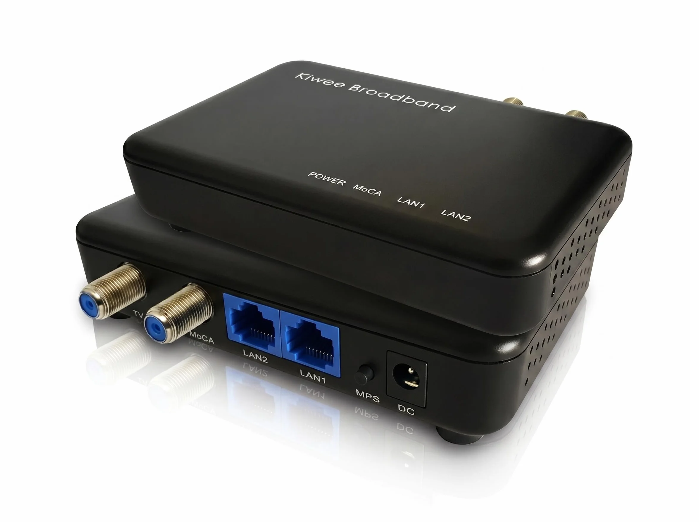 Zestaw adapterów MoCA 2.5 z podwójnymi portami 2,5GbE (2 sztuki) | Rozszerzone pasmo E (400–900MHz) | Kompatybilny z telewizją satelitarną | Przewodowa sieć LAN 2,5Gbps do streamingu, gier i WiFi mesh