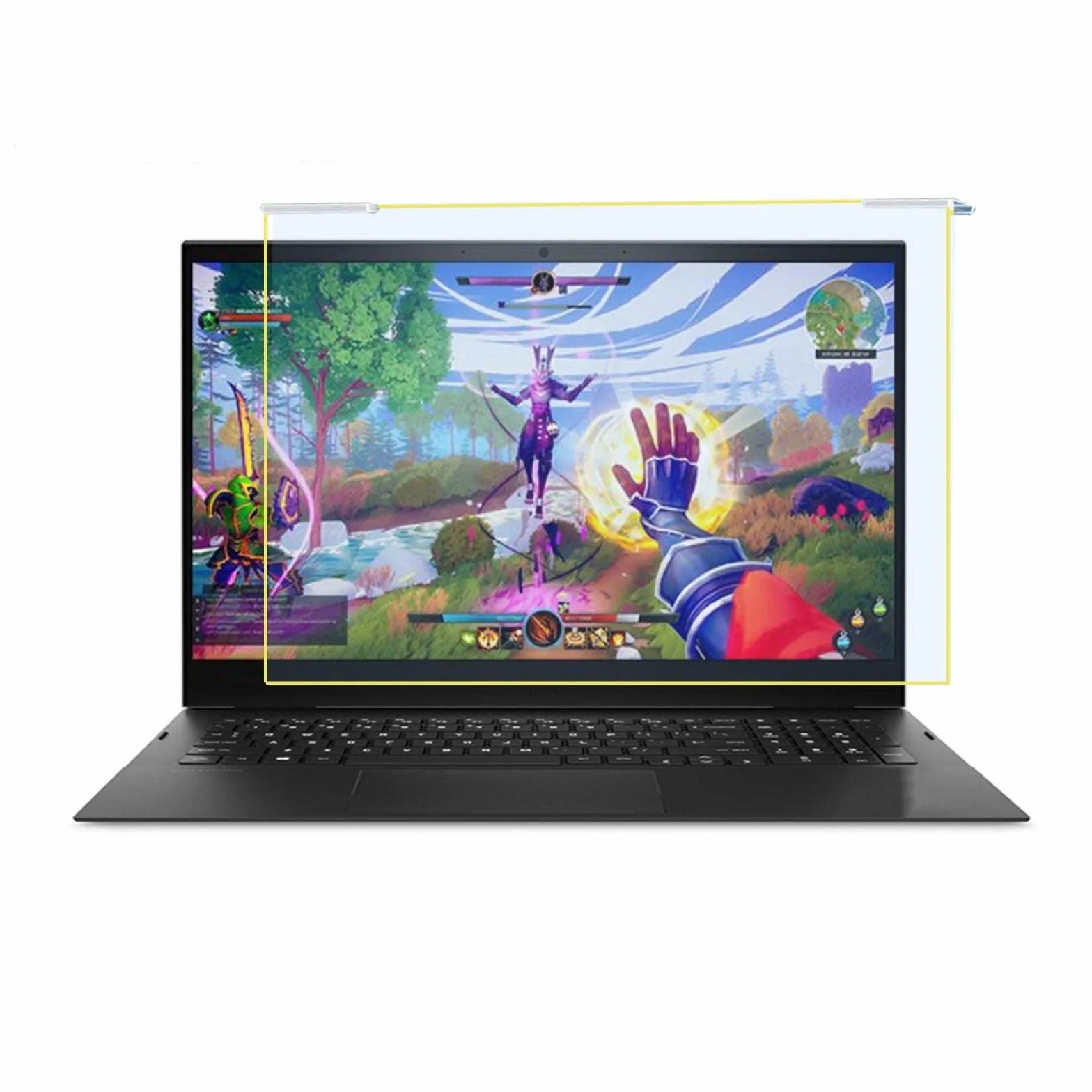Wyjmowany 14in Folia Ochronna Na Laptopa, AntiBlue Light Folia Filtrująca Ochrona Oczu, HD Przezroczysty Screen Protector, Wiszący Zainstalować, Brak Bąbelków, Odporny Na Zarysowania