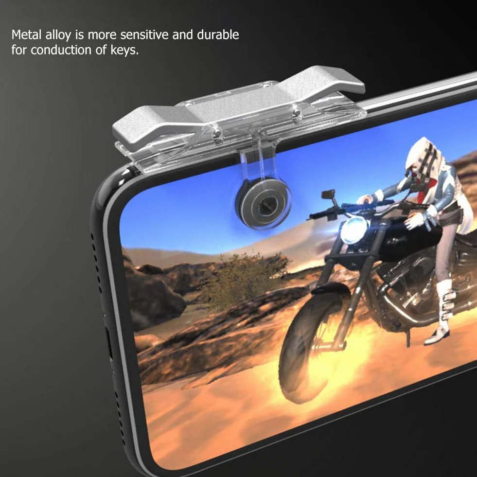 Akaddy 2 szt. mobilny kontroler do gier L1R1 wyzwalacz strzelanka PUBG