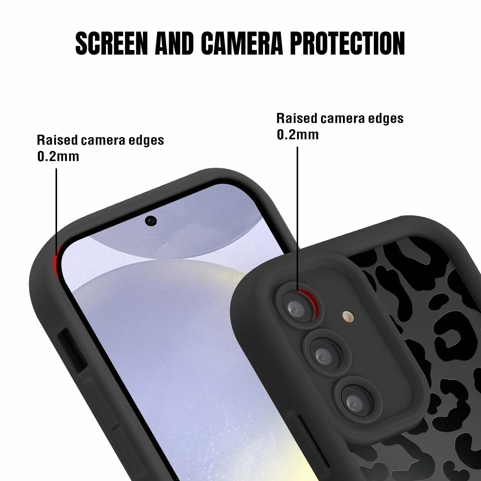 Etui Samsung Galaxy S24 5G Leopard, silikonowy zderzak z regulowanym naszyjnikiem 6,2 cala