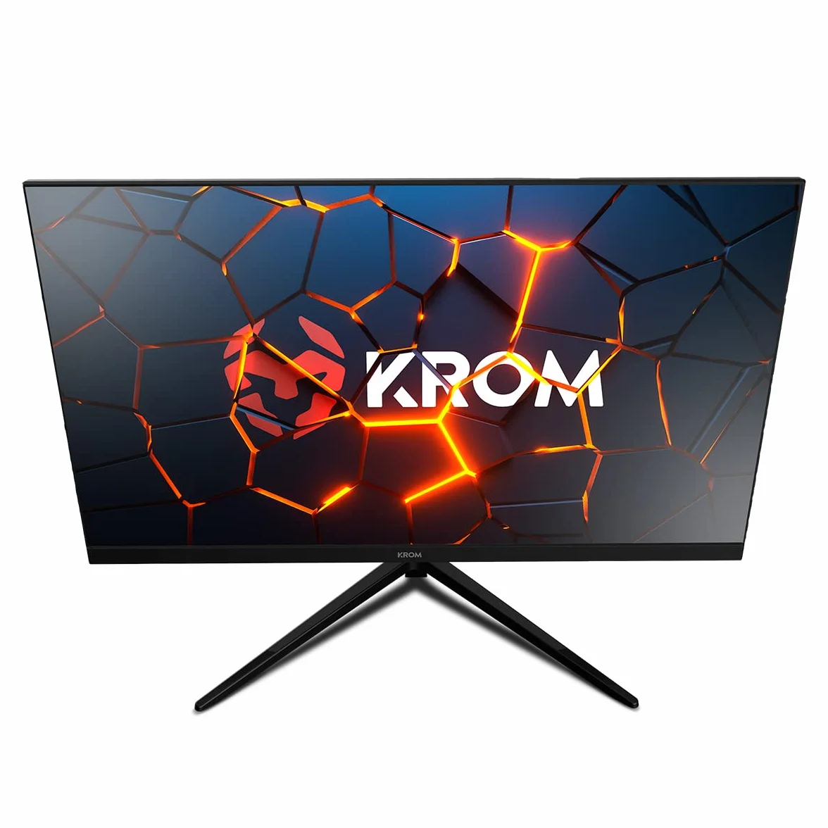 KROM KERTZ - Gamingowy monitor 24" LED RGB 200HZ, czas reakcji 1ms, FullHD (1920X1080px), HDR, AMD Freesync & NVIDIA G-Sync, system VESA 75X75, Low Blue Light/Flicker Free, HDMI, Display port, czarny