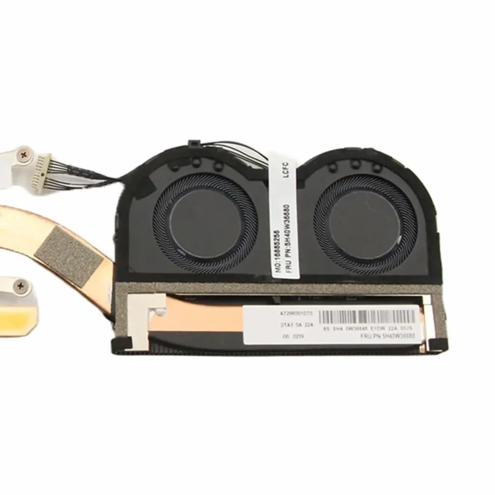 Dla ThinkPad X1 Yoga 8. generacji wentylator radiator chłodzenie procesora dla Delta FRU: 5H40W36680 5H40W36681 5H40W36682 5H41B77402 części do laptopa