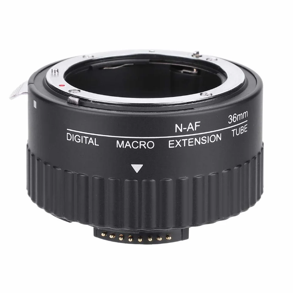 Vbestlife Extensione rurka do obiektywu, automatyczne ustawianie ostrości obiektyw makro 3 soczewki tipi di 12 mm + 20 mm + 36 mm przedłużająca rurka do obiektywu DSLR