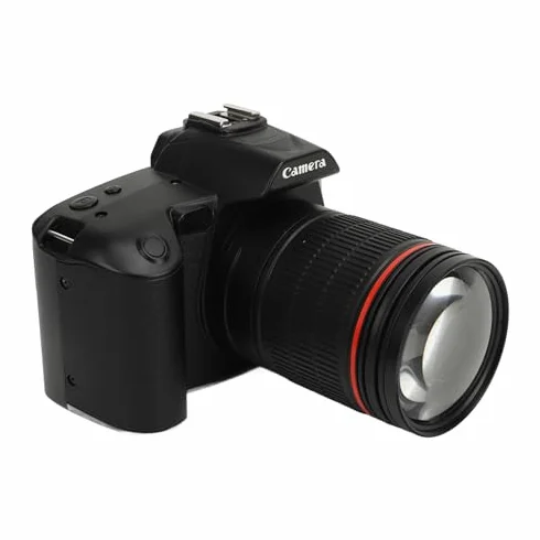 Aparat Cyfrowy 4K 64 MP, Cyfrowy Aparat Noktowizyjny, Kolorowy Wyświetlacz IPS 3 Cale, WIFI, 16-krotny Zoom Cyfrowy, Szeroki Kąt 120 Stopni, światło Wypełniające, Obiektyw Makro,