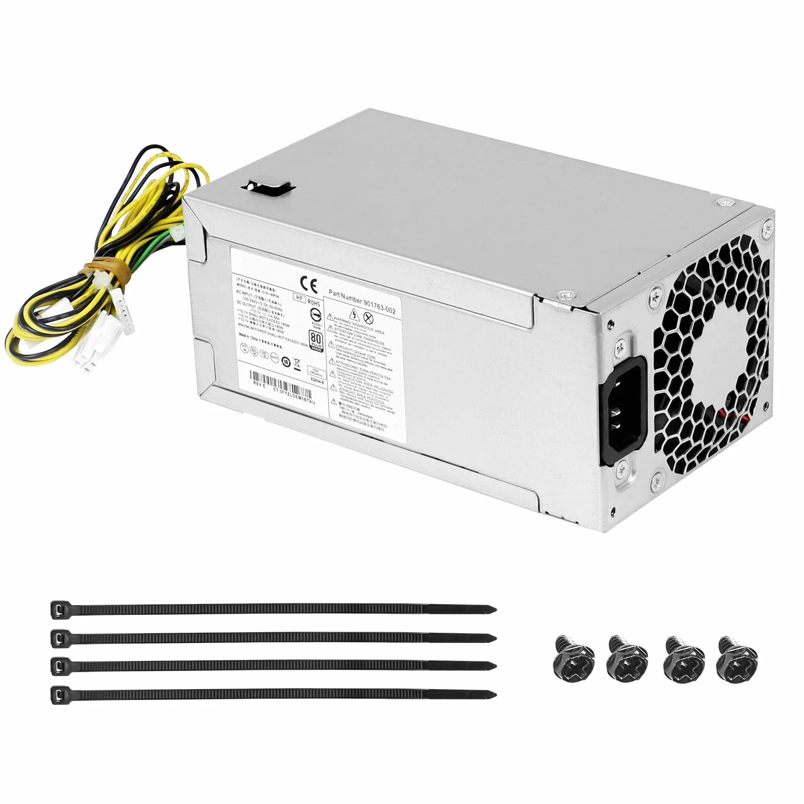 Nowy D16-180P2A D16-180P1B PA-1181-6 zasilacz 180 W kompatybilny z HP ProDesk 800 G3 sff 600 G3 sff, HP 280 Pro G3 MT 285 Pro G3 MT, P/N: L08261-000 L08 L08 261-002 901771-004 901771-003