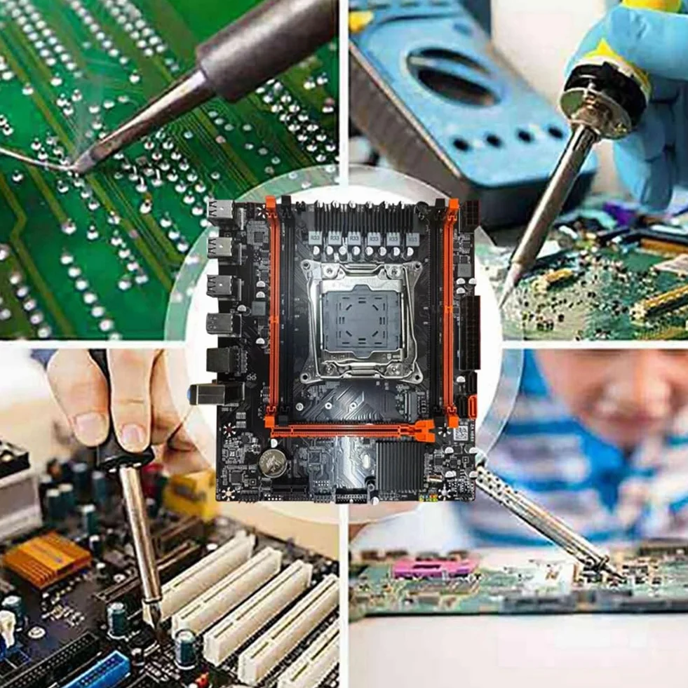 Płyta główna do komputera stacjonarnego X99 D4 + kabel B85 LGA2011-3 4X DDR4 REG ECC RAM gniazda M.2 PCIE SATA3.0 X99 płyta główna do gier