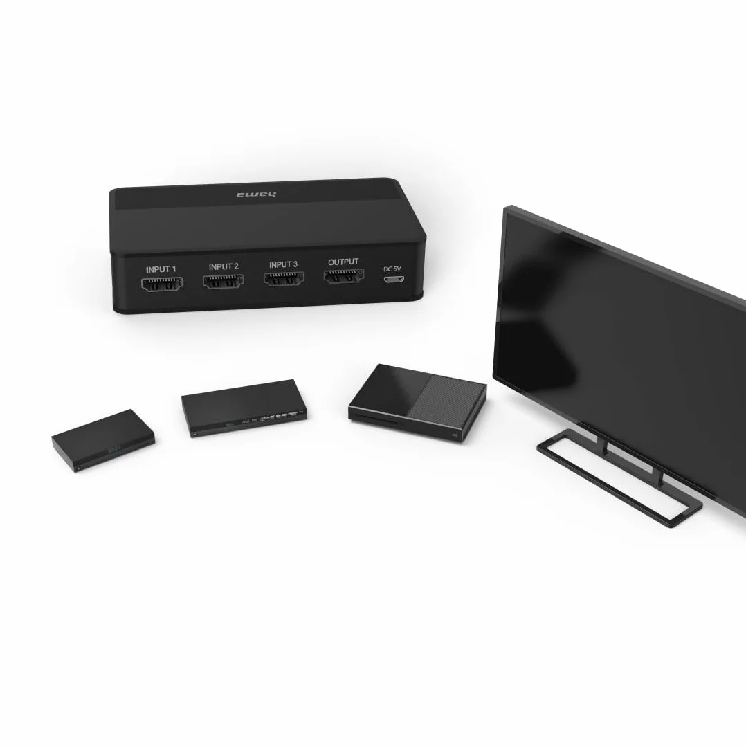 Hama Przełącznik HDMI 4K 3x1