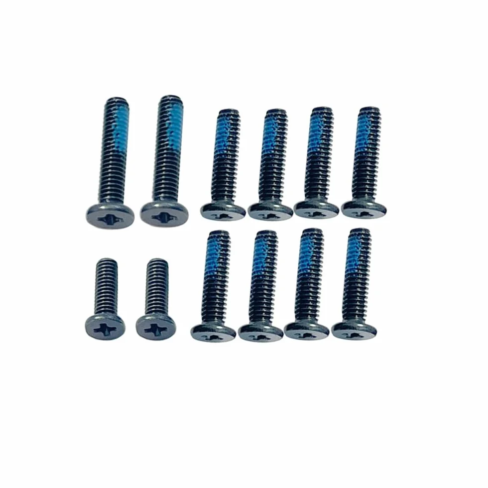 Gintai śruby Screws 12 szt. do ASUS TUF Gaming A15 FA507XI FA507XV FA507XU FA507NV FA507NU FA507NUR FA507NVR/UI/UV/UU Zestaw do obudowy laptopa, śruby Screws mocuj?ce podstaw? do spodu komputera