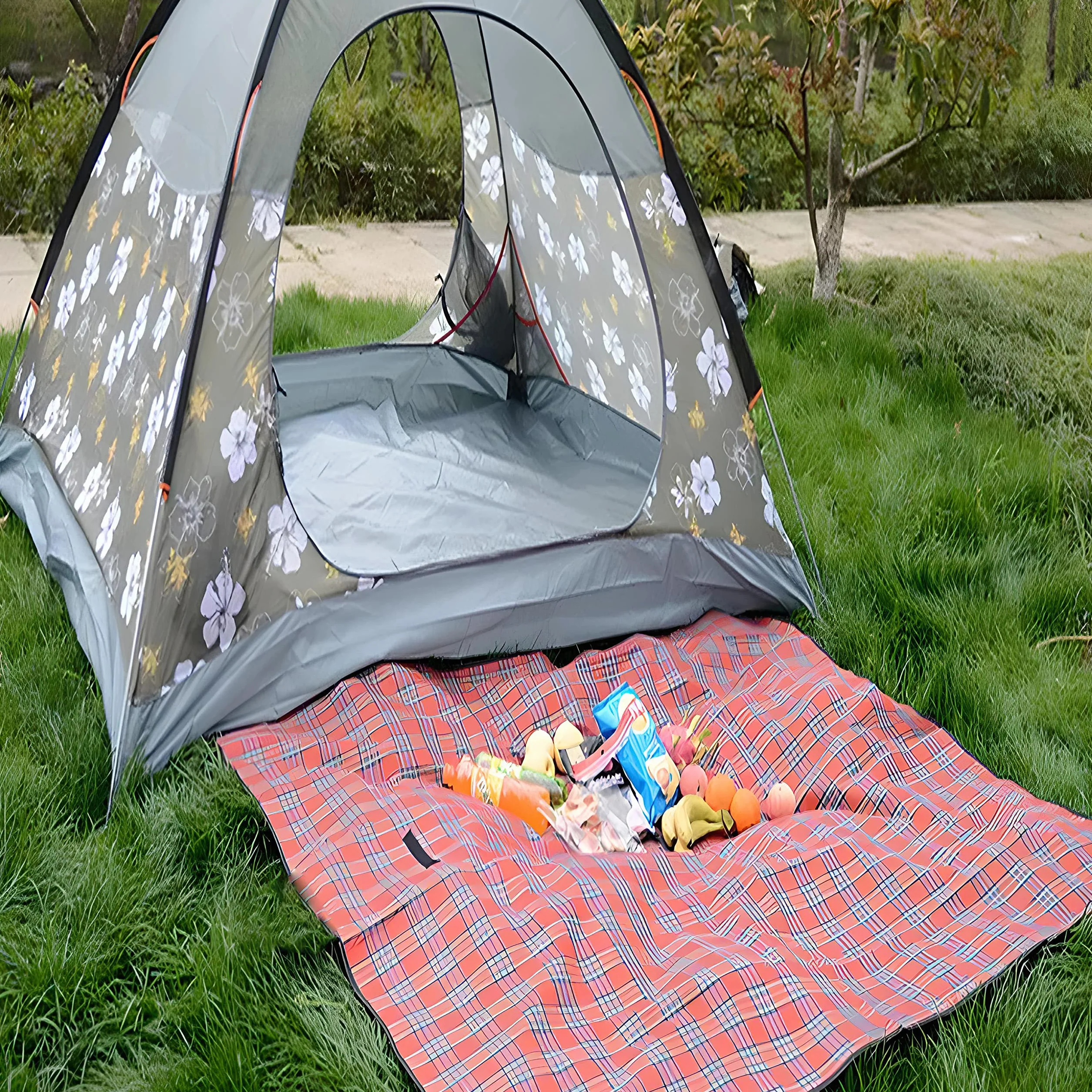 RETOO Wodoszczelny koc piknikowy XXL 180 x 150 cm na kemping