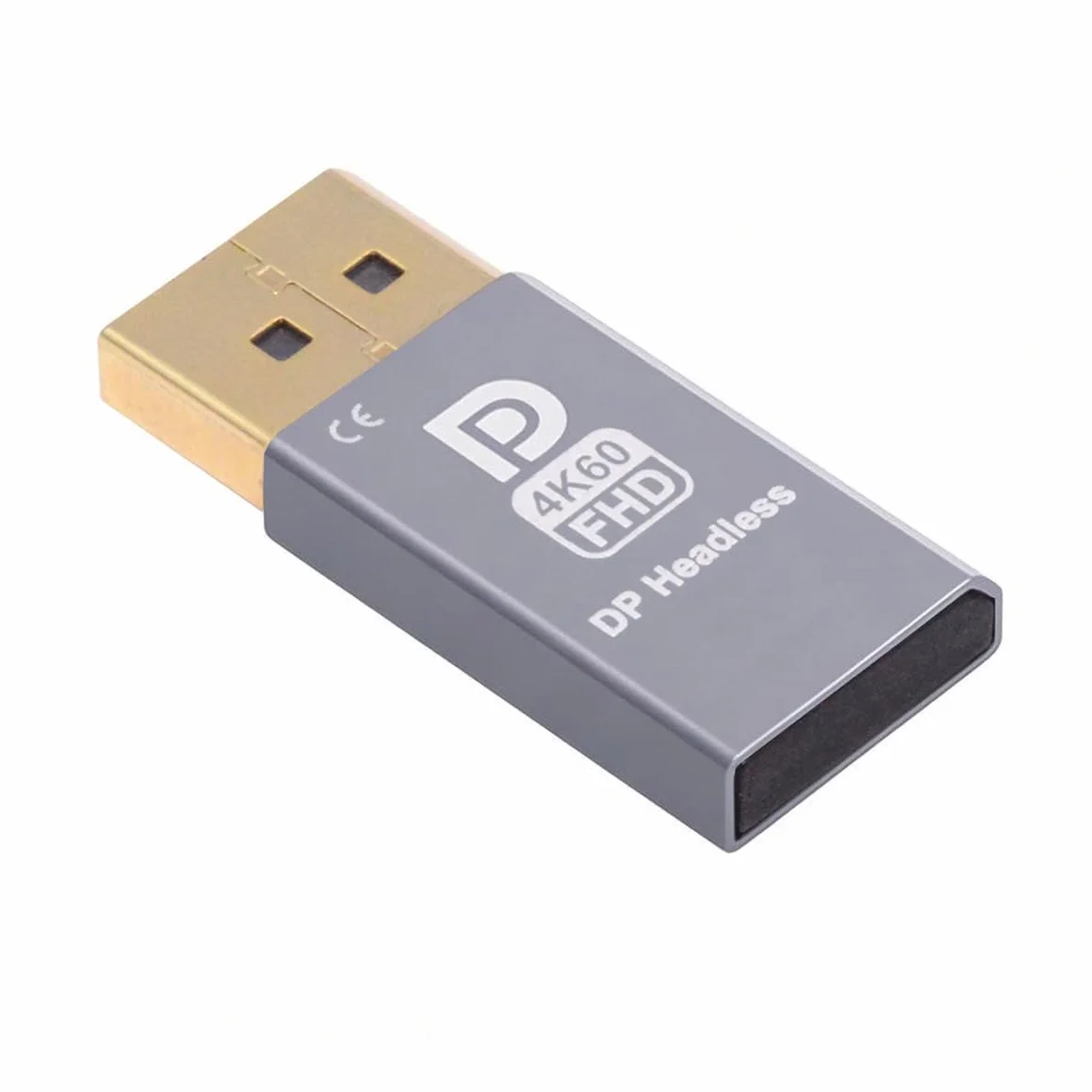 CY Adapter 4K przy 60 Hz DP wirtualny wyświetlacz Displayport aktywny adapter atrapa wtyczka bez głowy emulator ducha 1080p przy 120Hz