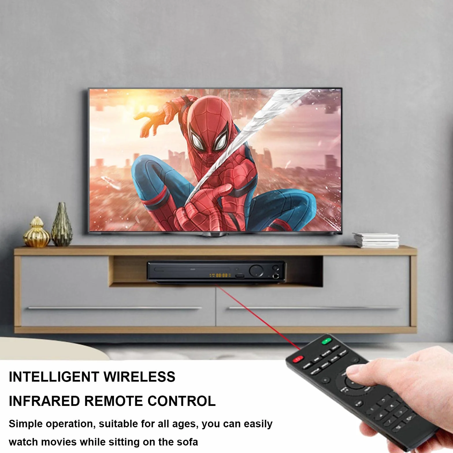 4K Blu-ray ochrona oczu, odtwarzacz DVD, domowy wyświetlacz HDMI VCD HD, złącze USB/pamięć wyłączania