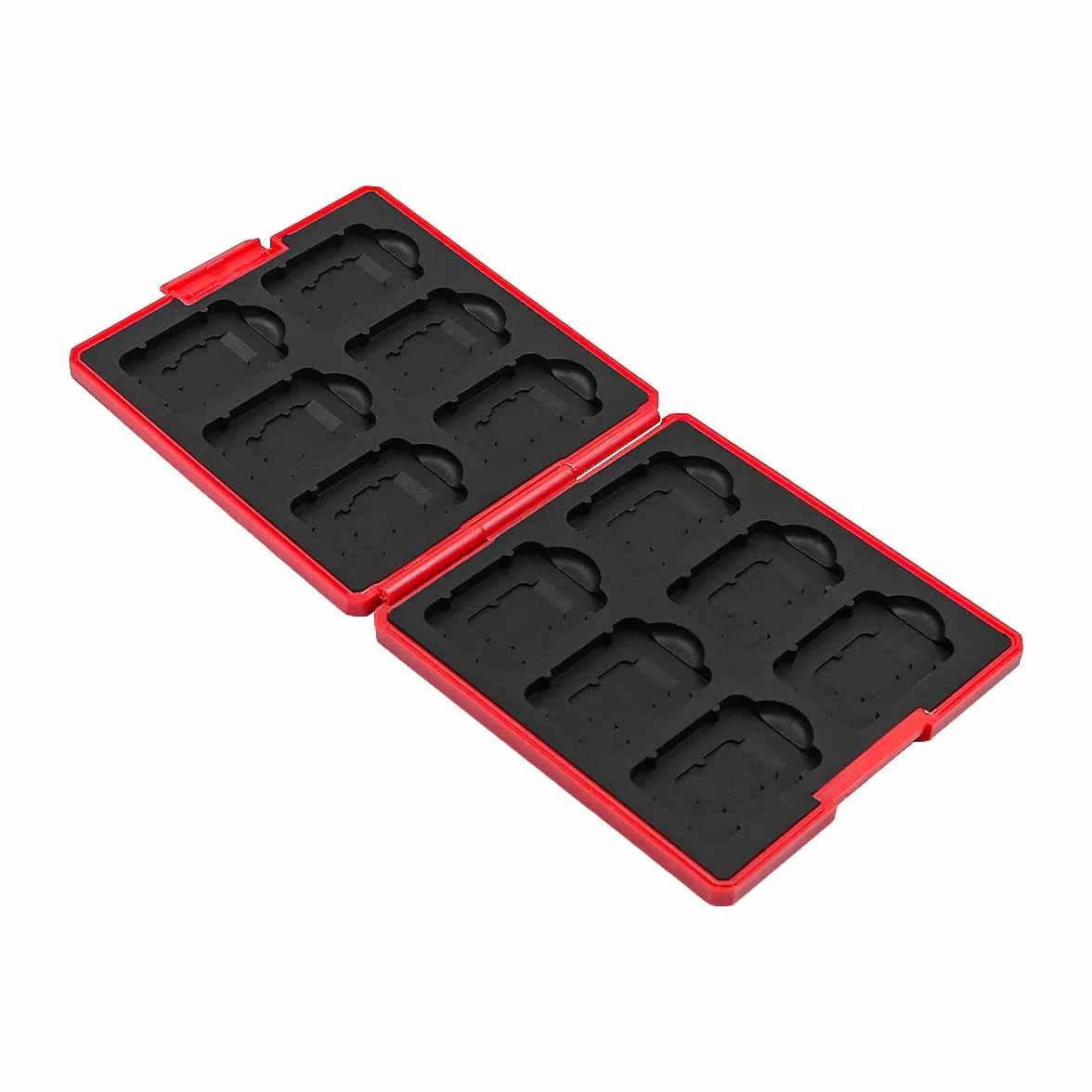Etui Na Karty Do Gry Na Przełącznik Nintende Magnetyczne Pudełko Do Przechowywania Z 12 Miejscami Na Karty Na Switch Lite Ns Nx - Red Mushroom