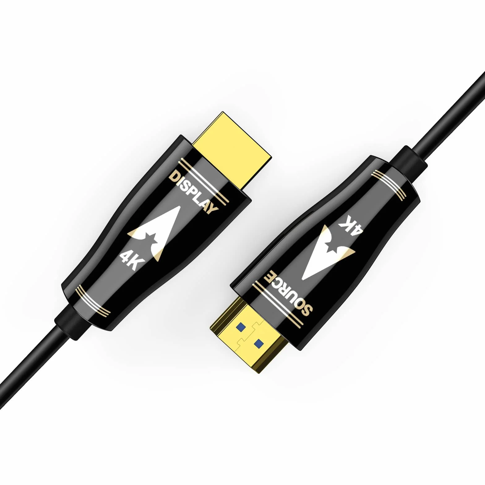 ROFAVEZCO Światłowodowy kabel HDMI obsługuje 4K60 4:4:4 Chroma, eARC, 18G/BPS HDR Dolby Vision i Atmos, HDCP2.2, ultra cienki i elastyczny kabel HDMI Active
