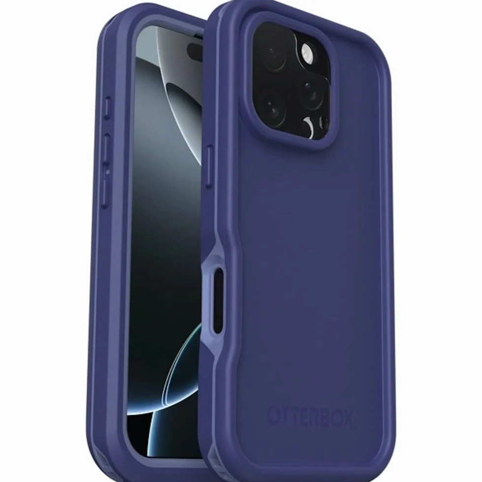 OtterBox FRĒ MagSafe Etui do iPhone 16 Pro, Fioletowe | Wodoodporne (IP68), etui z wbudowanym zabezpieczeniem ekranu, przetestowane 5 razy zgodnie ze standardami wojskowymi