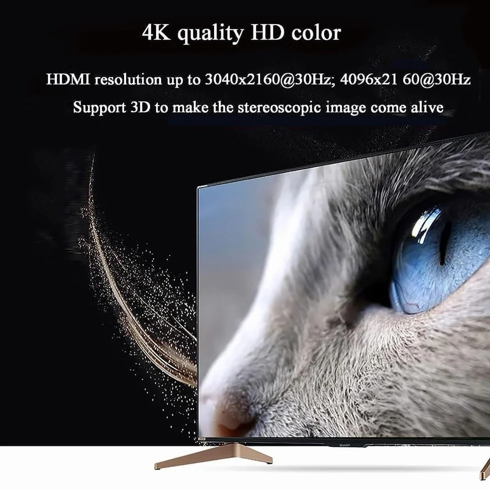Przetwornik cyfrowo-analogowy 4K, dekoder audio 5.1, wyjście słuchawkowe 3,5 mm, obsługuje odtwarzacz sieciowy, HDTV, Blu-ray-DVD, DVD, PS3, DM500S, DM800HD itd.