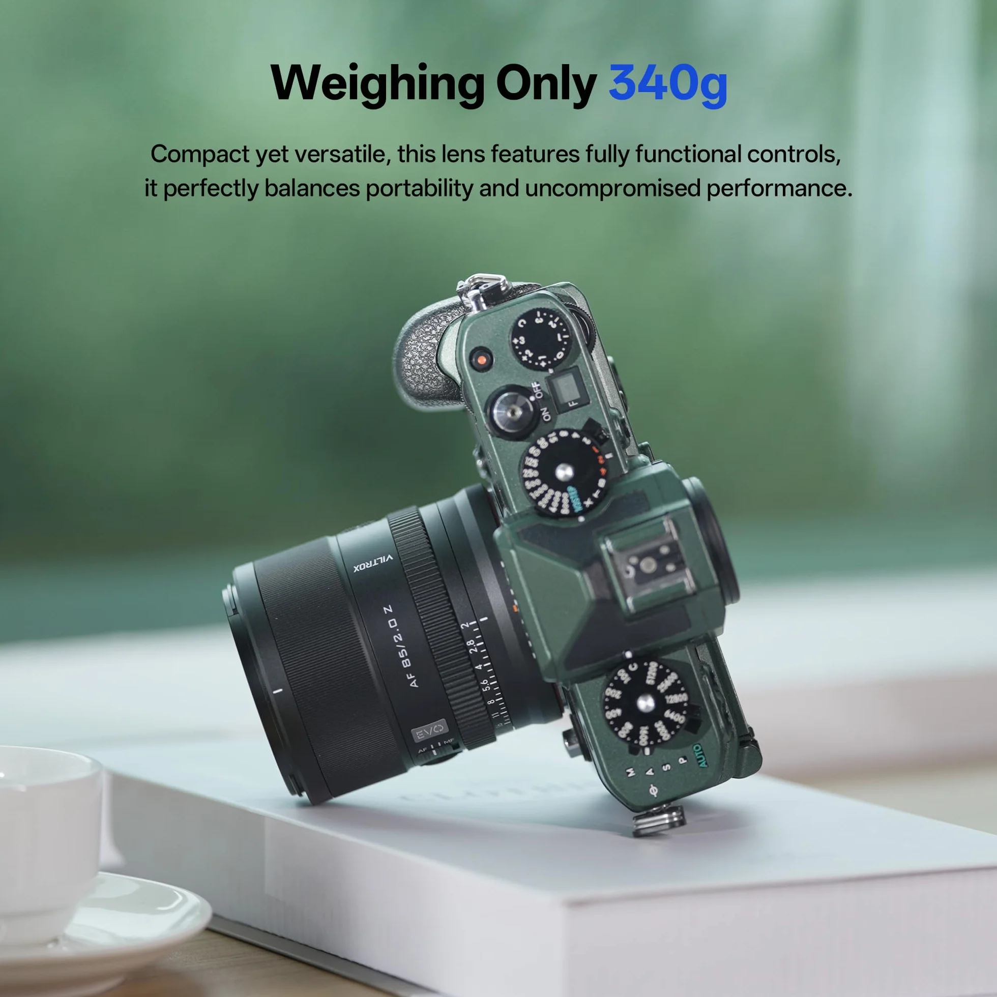VILTROX 85 mm f/2.0 EVO Z obiektyw, pełna intensywność autofokusa z pełnym natężeniem ostrości kompatybilny z aparatami Nikon Z-Mount Z5, Z50, Z50II, Z6, Z6II, Z7, Z7II, ZFC, Z30, Z9, Z8, ZF, Z6III