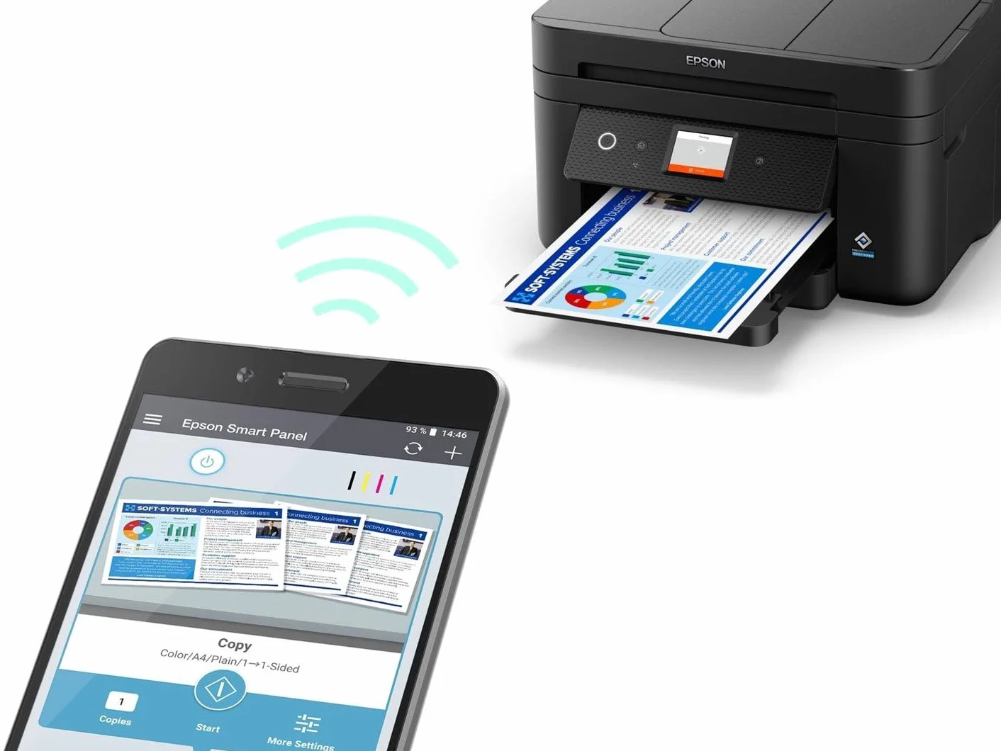 Epson Workforce WF -2960dwf Stampante - USB 2.0/Wi -fi/Lan - Mac/Windows