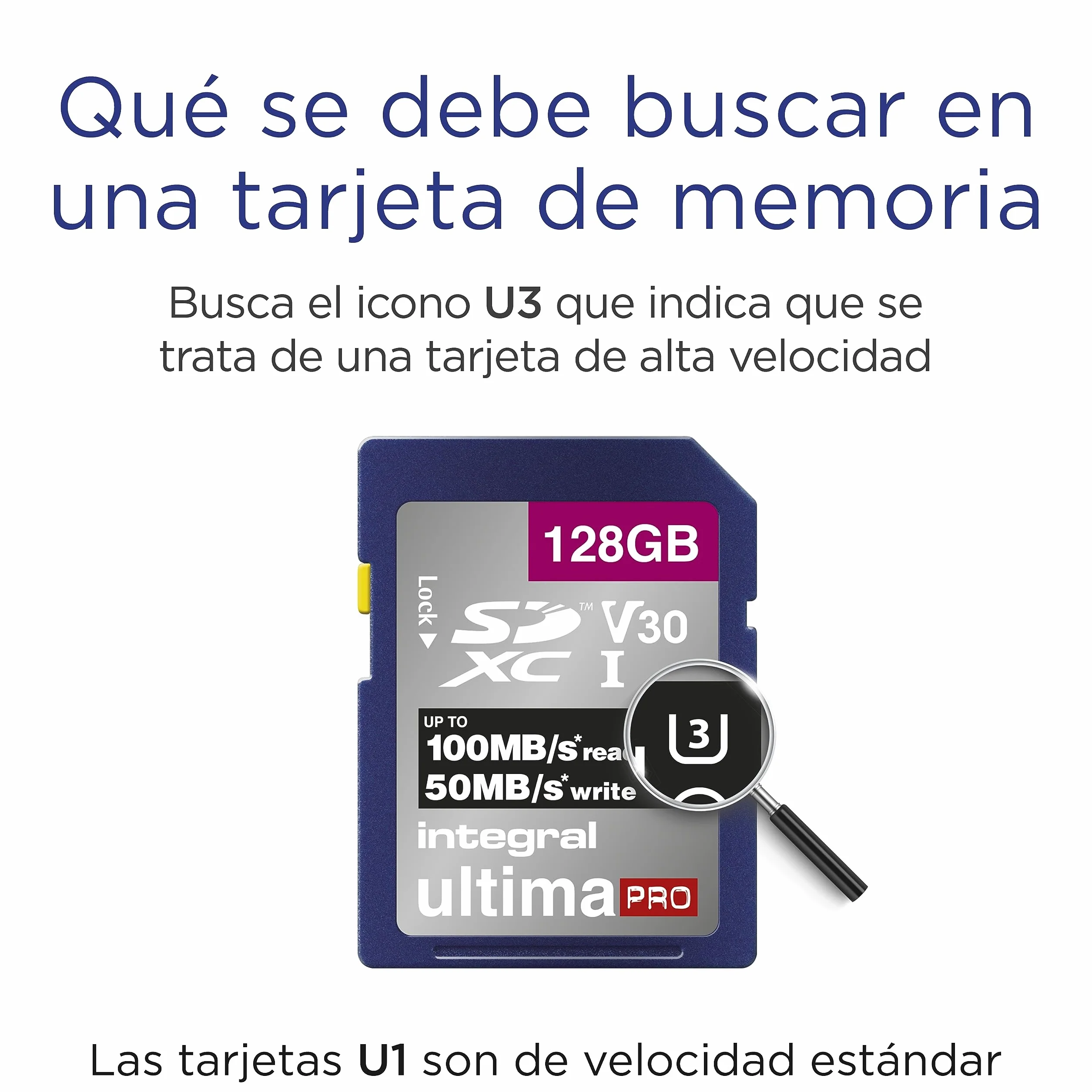 Integral Karta SD 128 GB, 2-pak wideo 4K Ultra-HD, karta pamięci premium o wysokiej prędkości, SDXC do 100 MB/s SDXC V50 UHS-I U3 klasa 10 karta pamięci SD