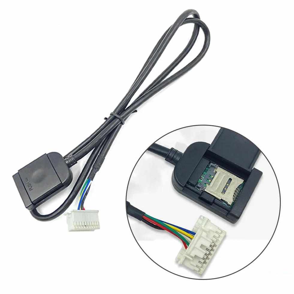 Adapter gniazda karty SIM do radia z systemem Android Multimedia GPS 4G 20-pinowe złącze kablowe replancement akcesoria samochodowe przewody część