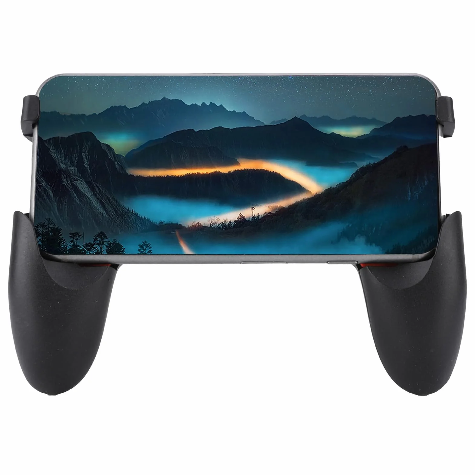 Hakeeta Przenośny uchwyt kontrolera Joystick PUBG, uniwersalny uchwyt joystick-game-joystick, składany, uchwyt kontrolera o ergonomicznym kształcie do smartfonów.