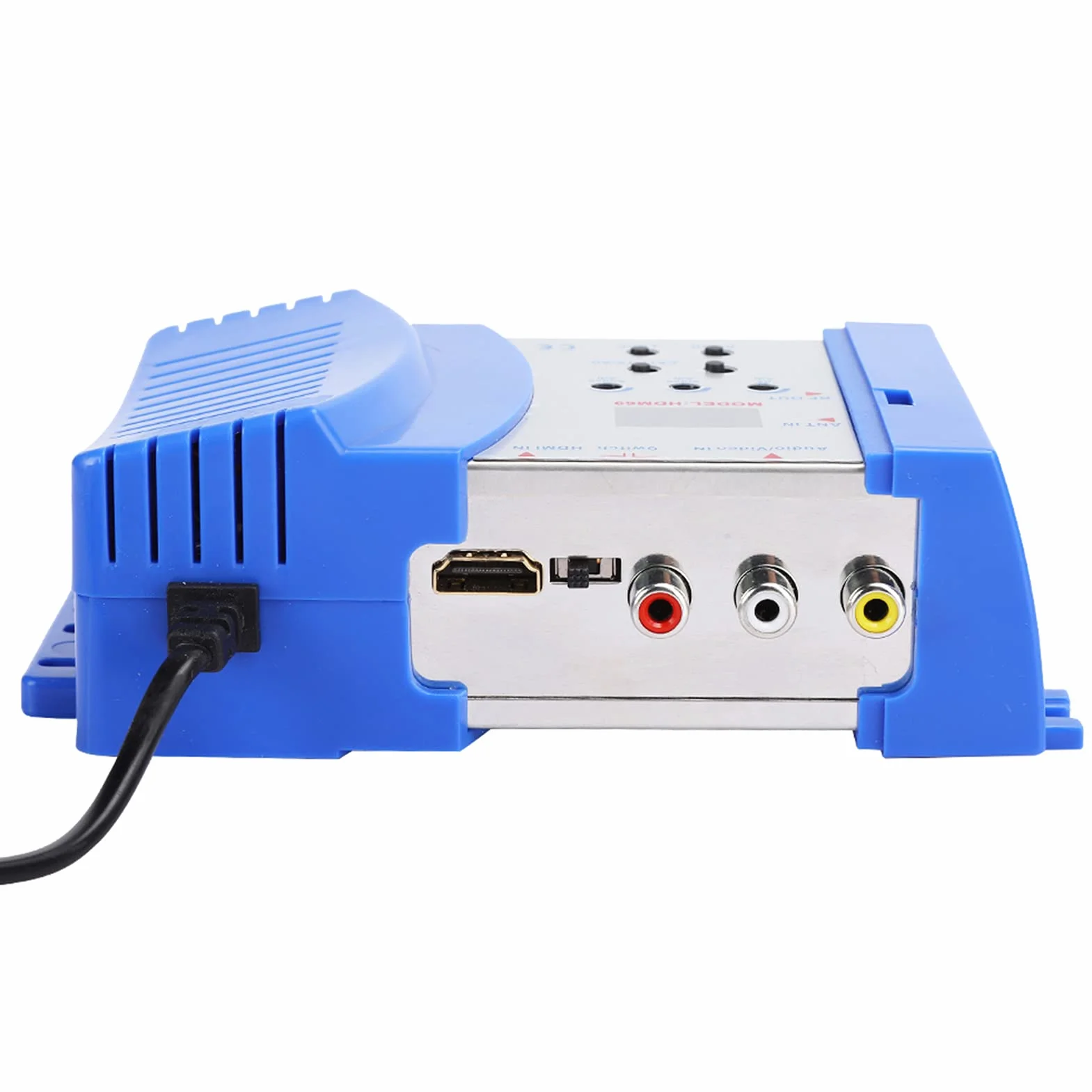 HDM69 Cyfrowy Modulator RF HDMI, Konwerter AV na RF 47~868 MHz, Standardowy Modulator Przenośny VHF UHF PAL, dla UE 100-240 V