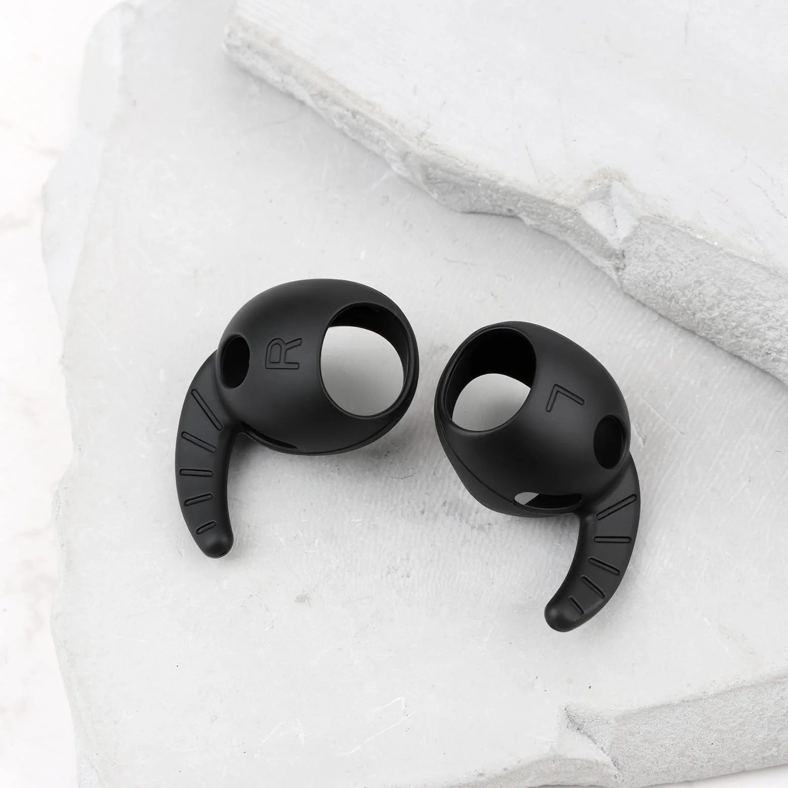 ECSiNG 5 par bezprzewodowych słuchawek silikonowych wiszące haczyki na uszy wiele kolorów kompatybilne z Samsung Galaxy Buds 3 Pro