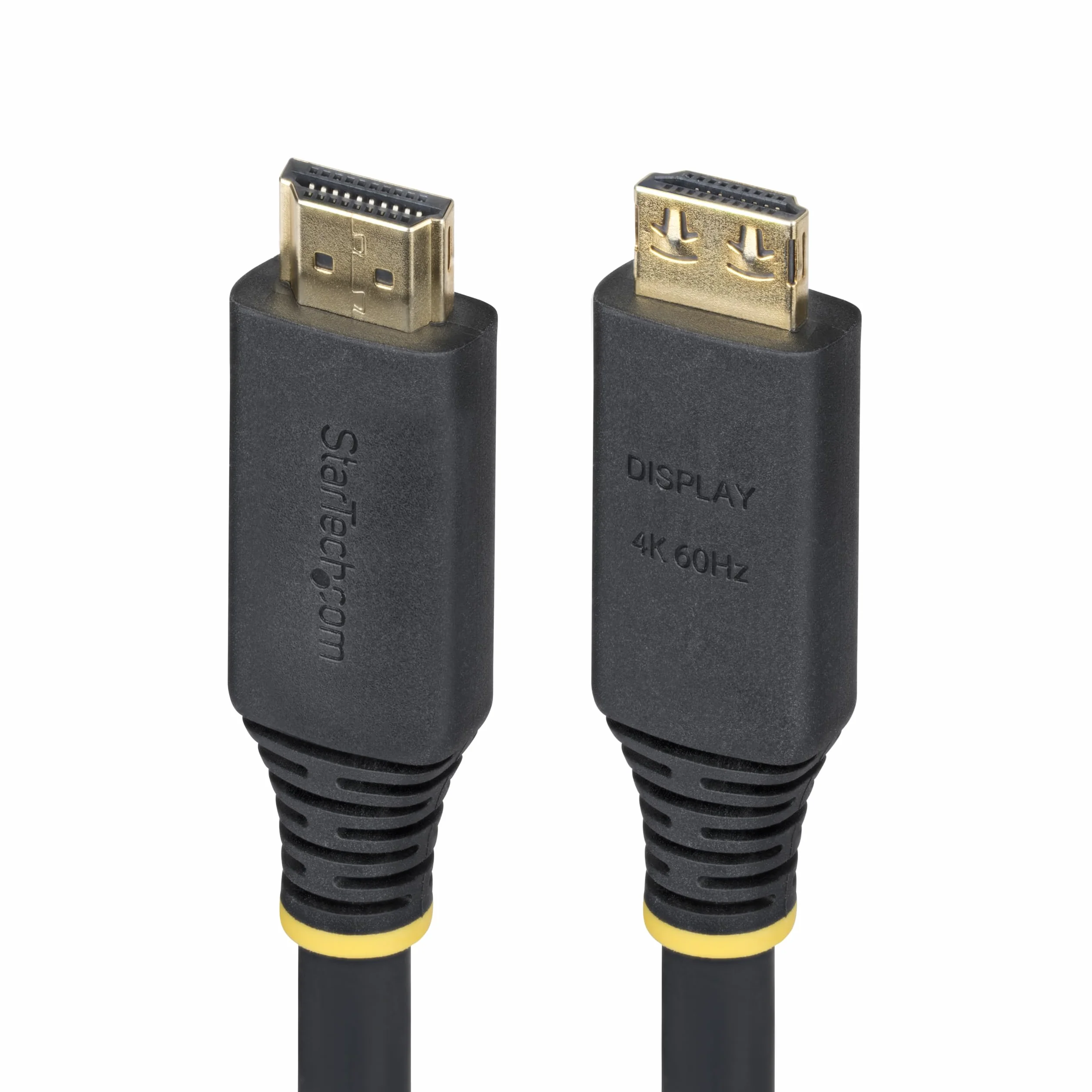 StarTech. com Aktywny kabel HDMI o wysokiej prędkości 10 m ze złączami chwytającymi, 4K 60Hz/1440p 144Hz, 18 Gb/s, przewód HDMI UHD, kurtka TPE