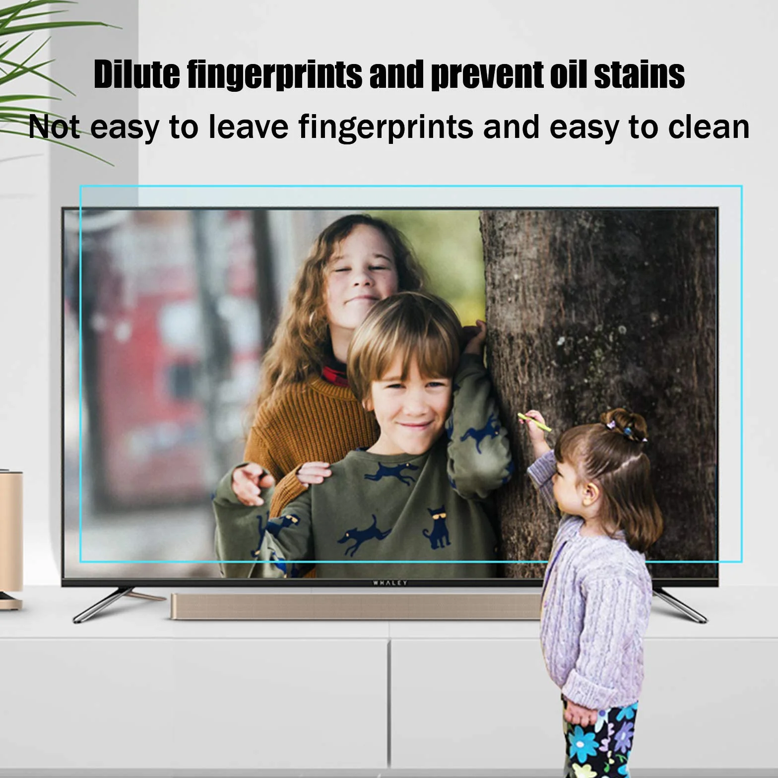 Ochrona przed promieniowaniem Osłona ekranu telewizora LCD - matowa folia ochronna przeciwodblaskowa/współczynnik odbicia do 90% Filtr chroniący oczy przed promieniowaniem UV 40 cali
