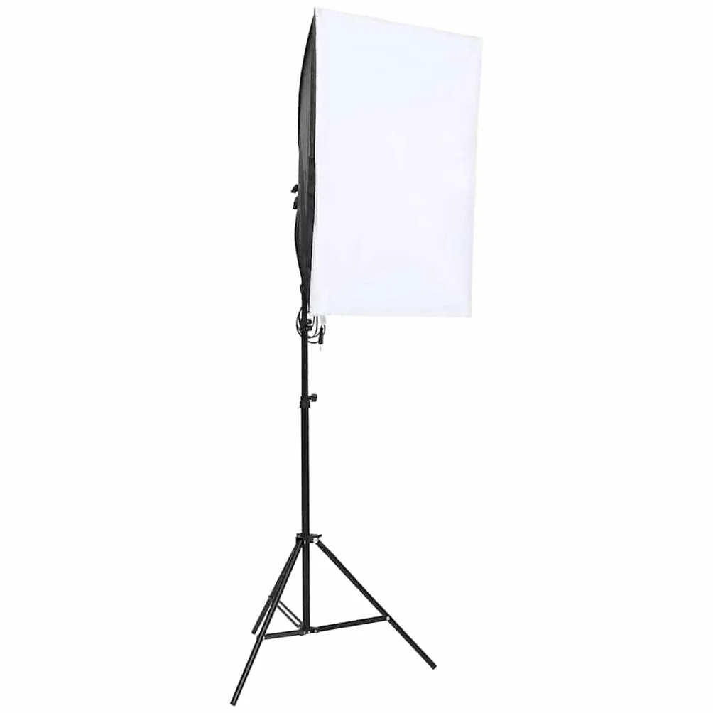Zestaw do studia fotograficznego z oświetleniem Softbox, systemem tła i reflektorem 5 w 1, ściemniana lampa studyjna LED ze statywem do fotografii, wideo, portretów, streamingu i sprzętu Vloga