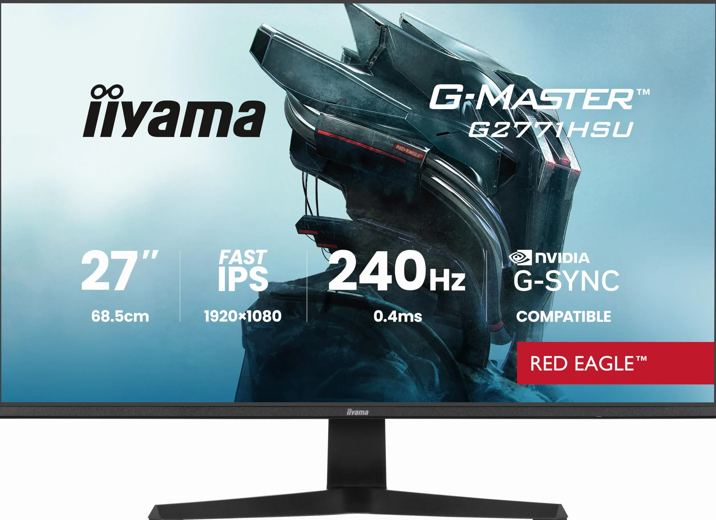 iiyama G2771HSU-B1-27 IPS, 1920x1080/240Hz, 2H1DP, USB-hub