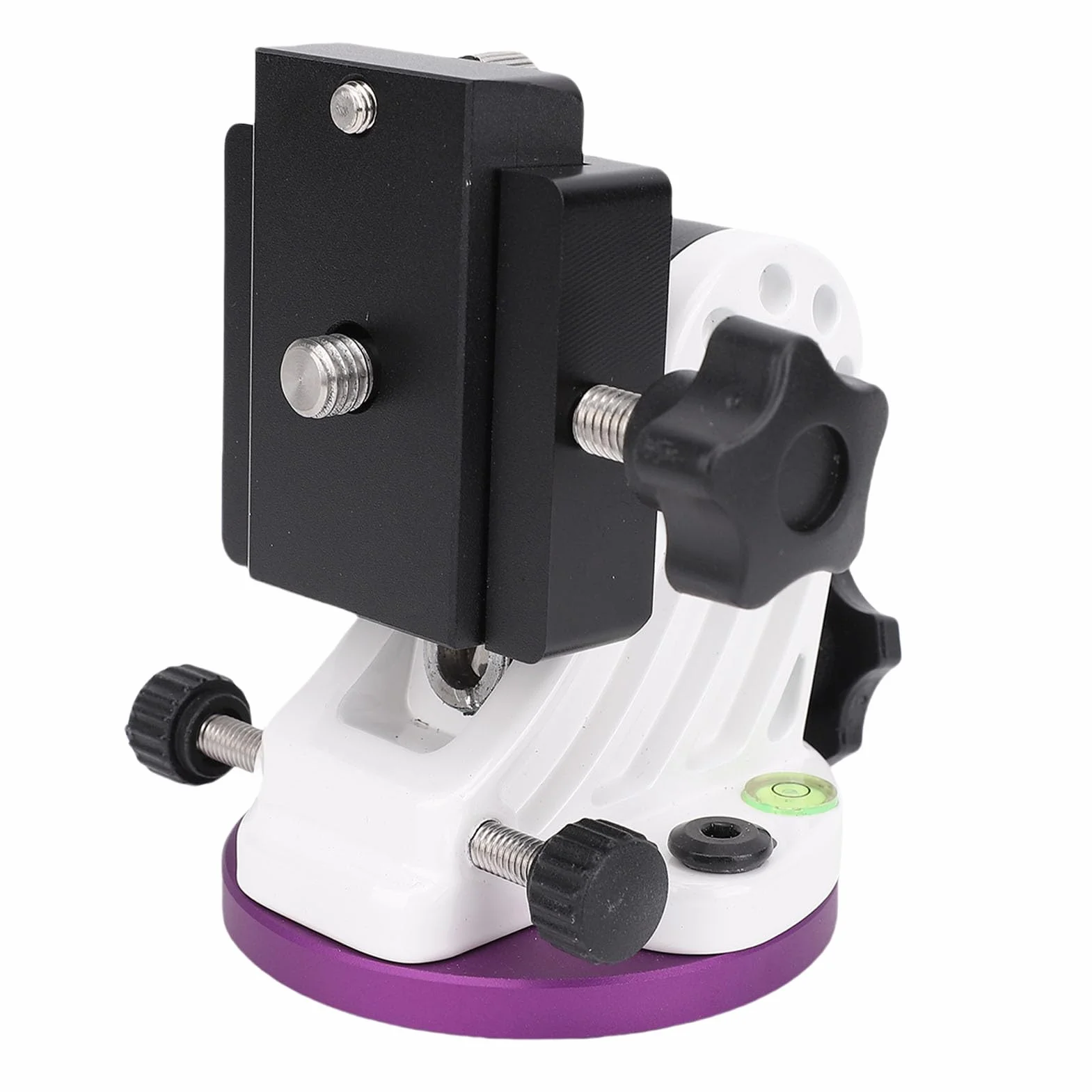 LiebeWH Podstawa Latitude ze Stopu Aluminium z Klinem Równikowym z 3-calowym Mocowaniem do Statywu i regulacją od 0 do 90 Stopni Astrofotografii dla Użytkowników Teleskopów Obserwacji Nieba (styl B)