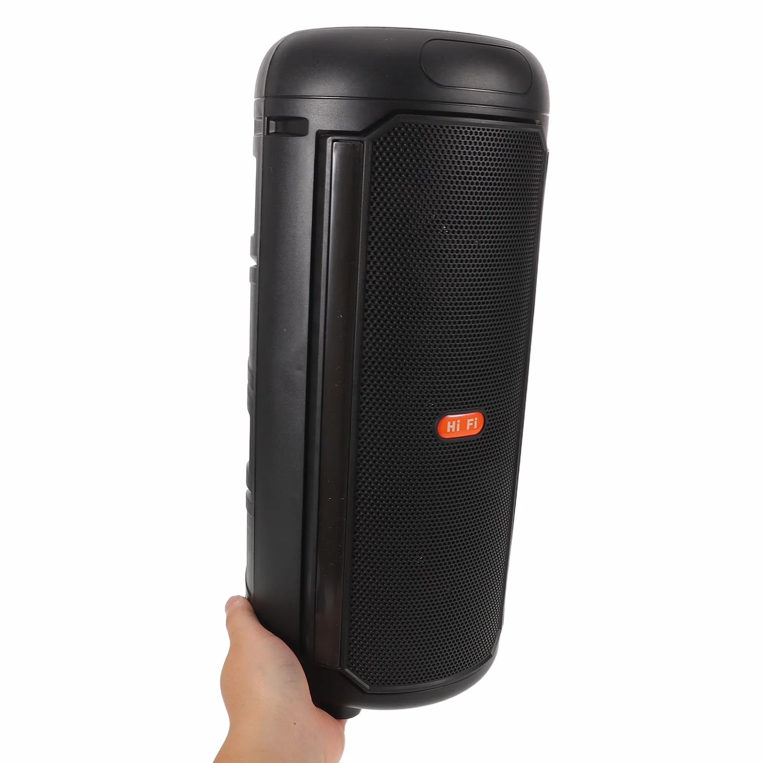 DOITOOL Akumulatorowy głośnik z dźwiękiem stereo Kompaktowy przenośny głośnik karaoke z mikrofonem do tańca kwadratowego na imprezy plenerowe i spotkania na plaży 3 cale