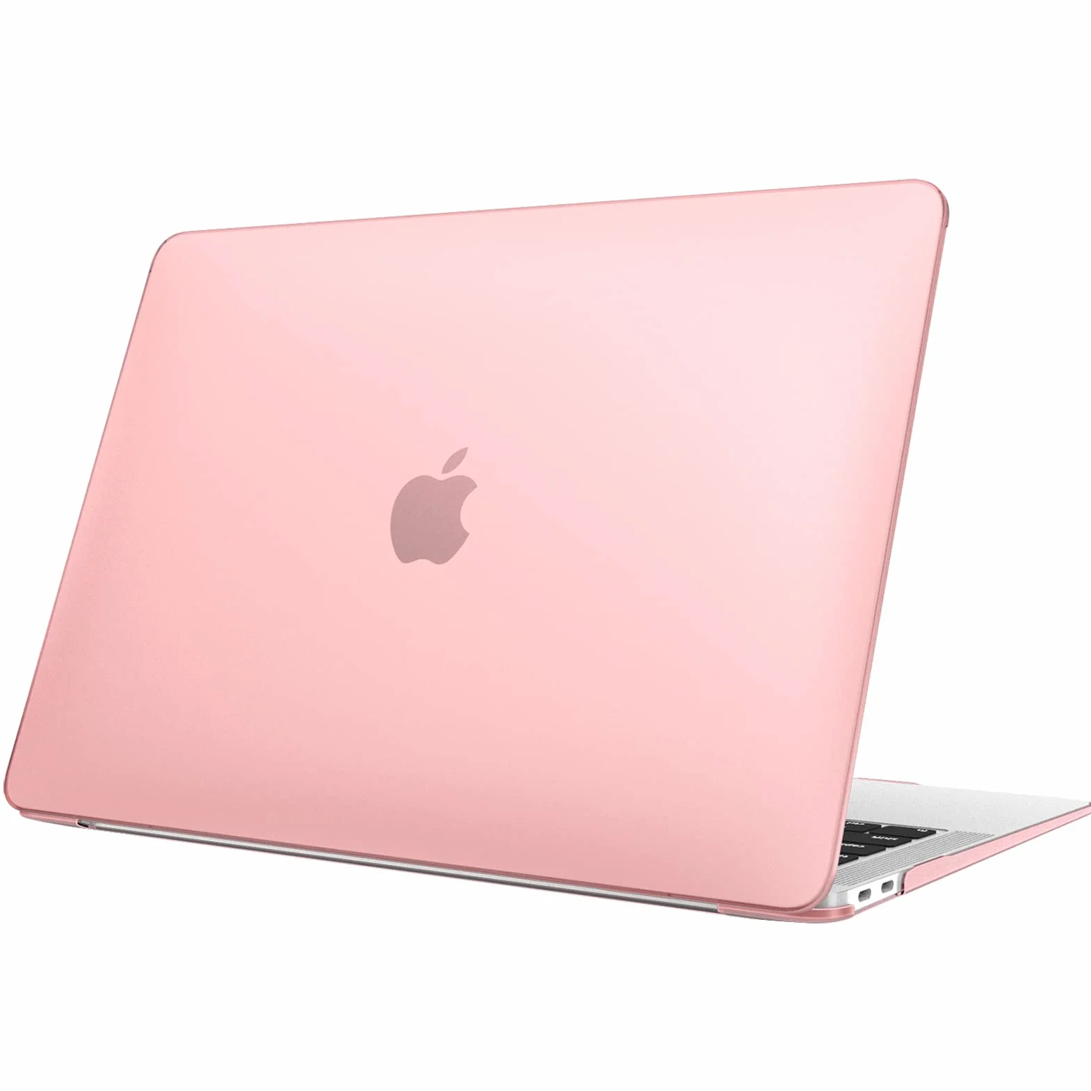 Fintie Etui Kompatybilne z MacBook Air 13 cali 2020/2019/2018 (A2337 M1, A2179, A1932) Matowe Odporne na Odciski Palców Różowe