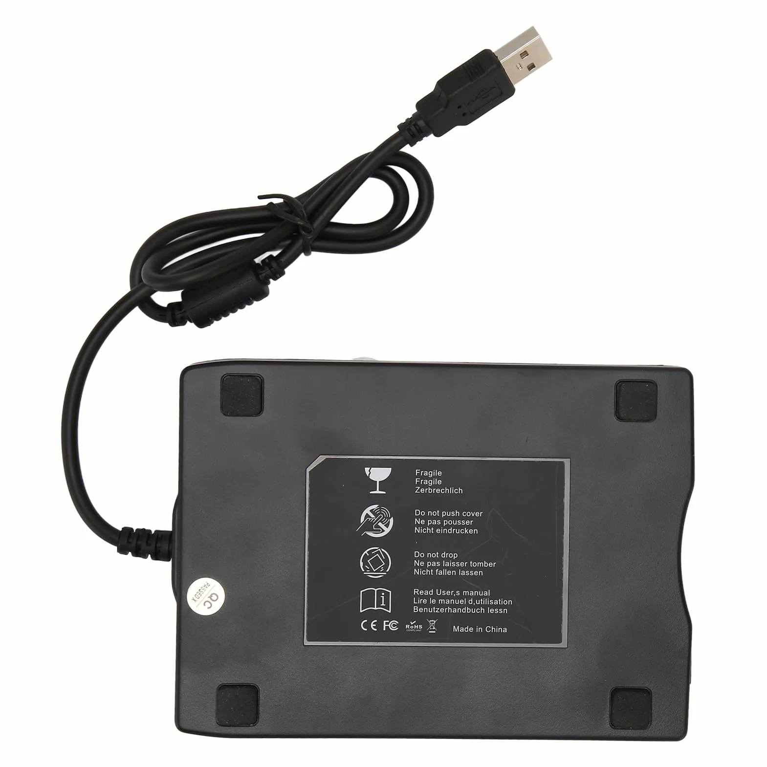 Zewnętrzna Stacja Dyskietek USB 3,5 Cala FDD 1,44 MB do PC Windows XP 7 8 10 11 Plug and Play