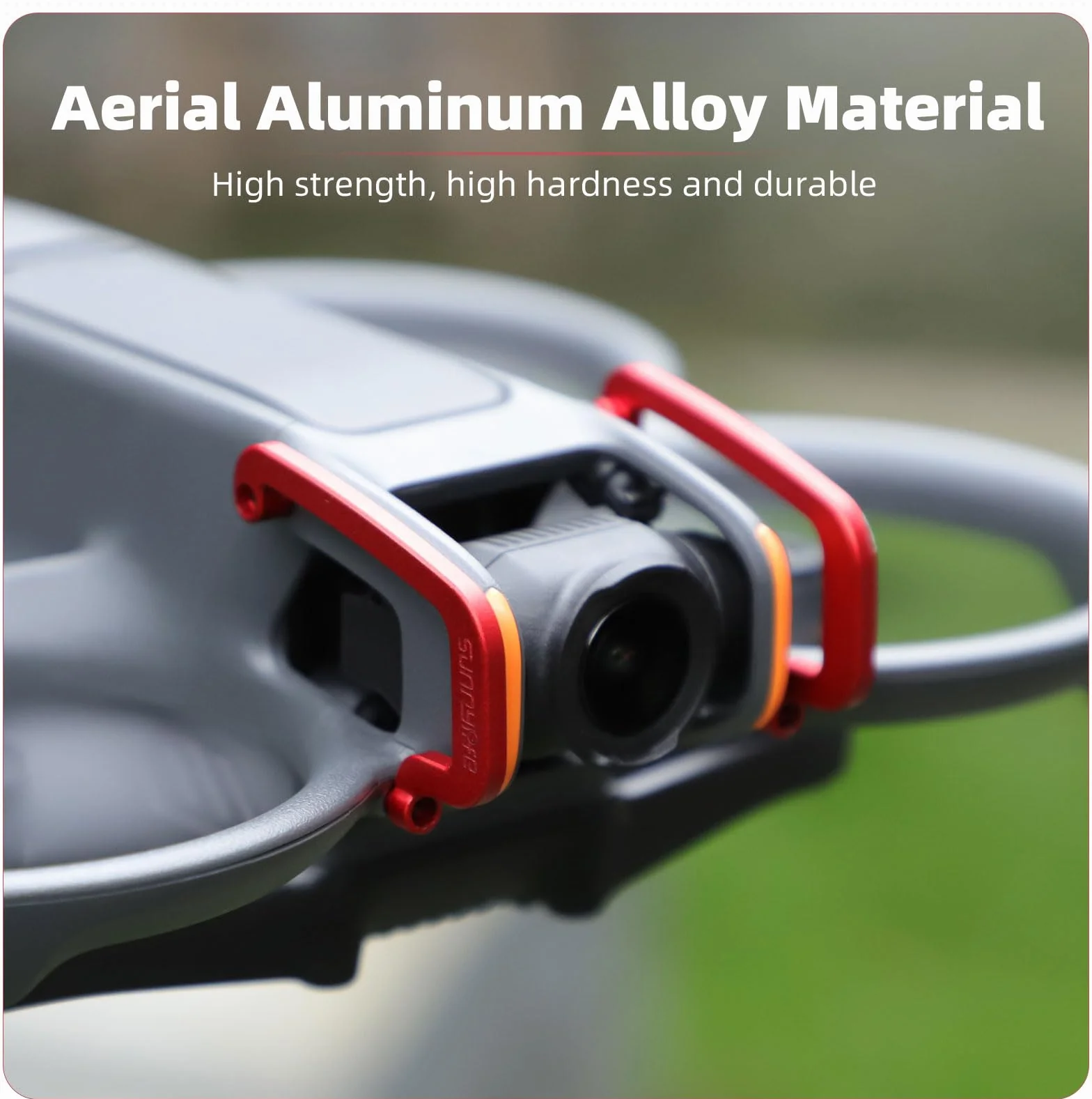 Zderzak Gimbal kompatybilny z akcesoriami do dronów DJI Avata 2, osłona obiektywu PTZ, zderzak ze stopu aluminium, antykolizyjna osłona kamery (czarny)