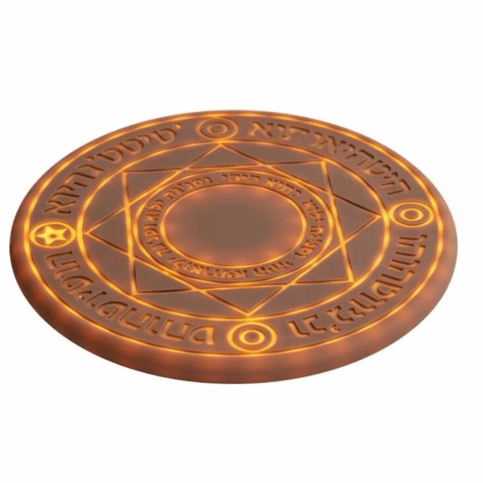 ładowarka Bezprzewodowa Large Magic Array, Do Telefonów Komórkowych Z Certyfikatem Qi, Zasilanie Mobilne Z Efektem Magicznym, 10 W,Gold