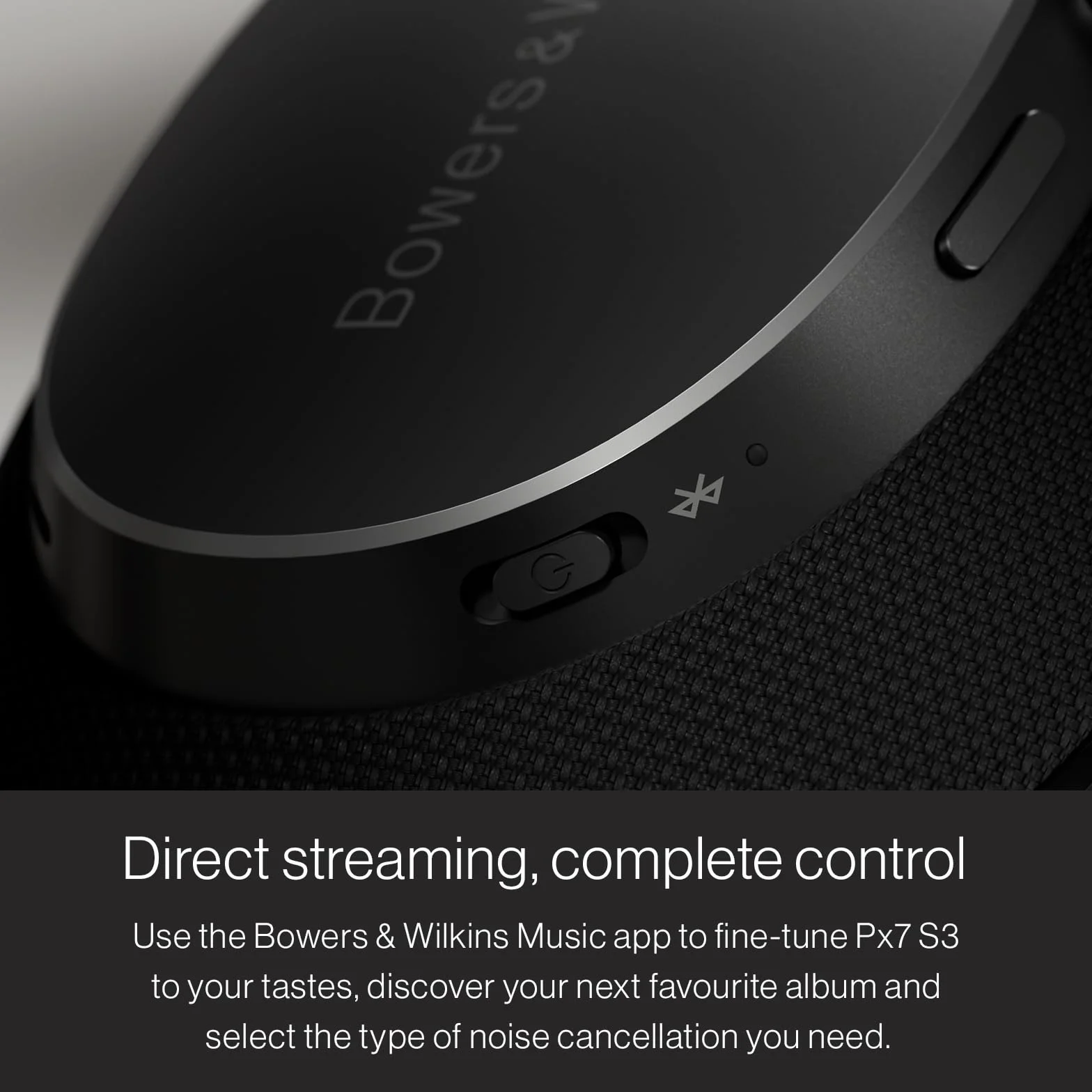 Bowers & Wilkins Słuchawki nauszne Px7 S3 z redukcją szumów, bezprzewodowe, aptX™ Lossless, szybkie ładowanie, 30 godzin odtwarzania, 8 wbudowanych mikrofonów - niebieski (Frostblau)
