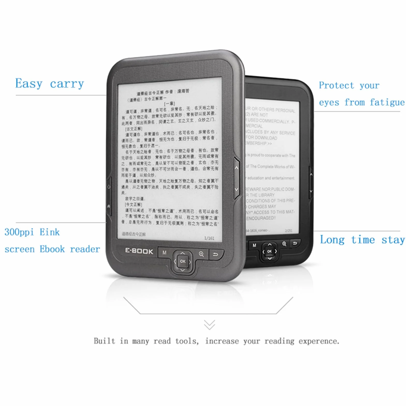 Generic Ereader, Ebook E-czytnik z 4G Cyfrowe Czytanie BK6006 1024 * 768 Elastyczna Elastyczna Ekran Atramentu Ereader dla Entuzjastów Czytania (8GB)