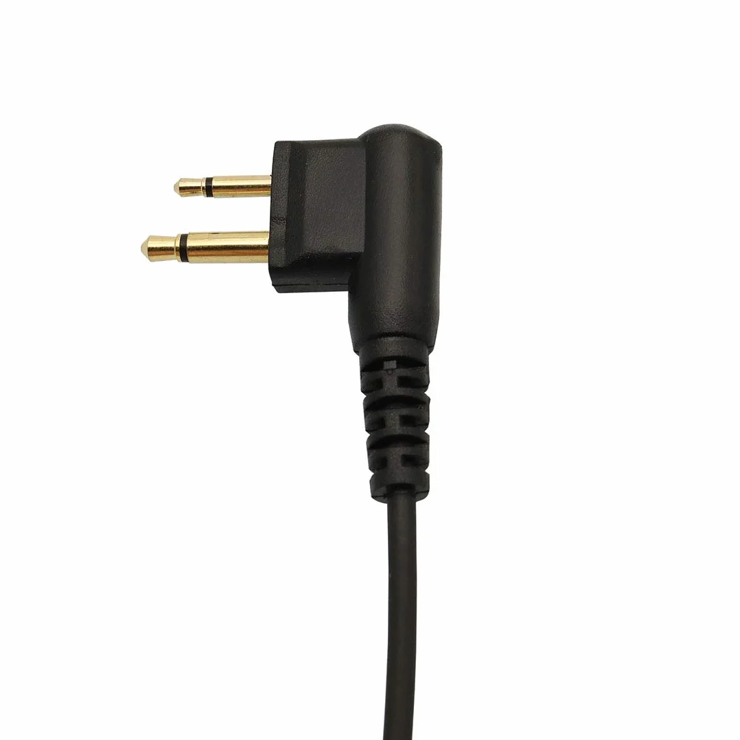 Walike Talkie słuchawki douszne z mikrofonem, kształt G, regulowana głośność, zestaw słuchawkowy, kompatybilne z Motorola CLS1410 CLS1110 BRP40 CP200 CP200D CP185 DTR650 RDU2020 RDU4100 RDU4160D