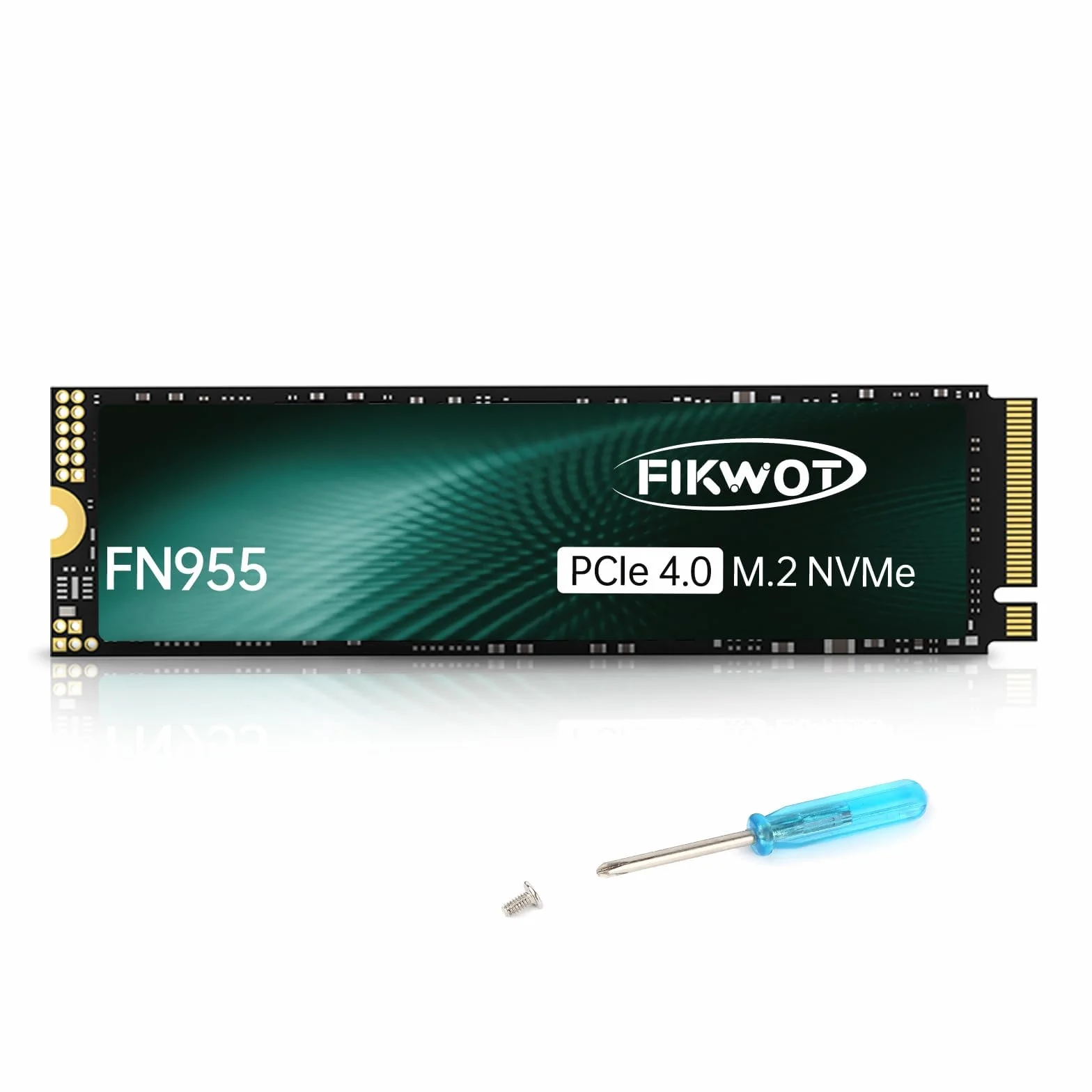 Fikwot NVMe 1TB SSD M.2 2280 PCIe Gen4 do 7350 MB/s Gamming SSD TLC wewnętrzny dysk półprzewodnikowy HMB i pamięć podręczna SLC, kompatybilny z laptopami i komputerami stacjonarnymi PS5, grafitowy