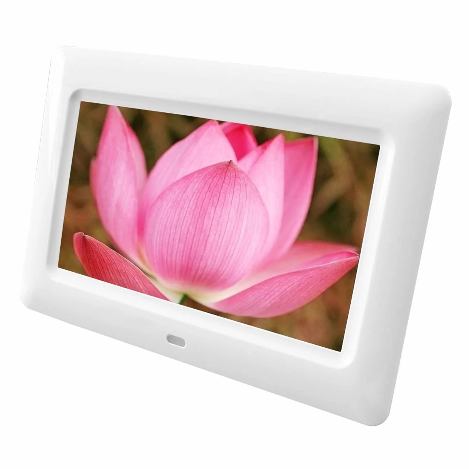 Ramki do zdjęć 7-calowy album elektroniczny HD LED z odtwarzaczem wideo HD o modnej rozdzielczości 800 * 480, White