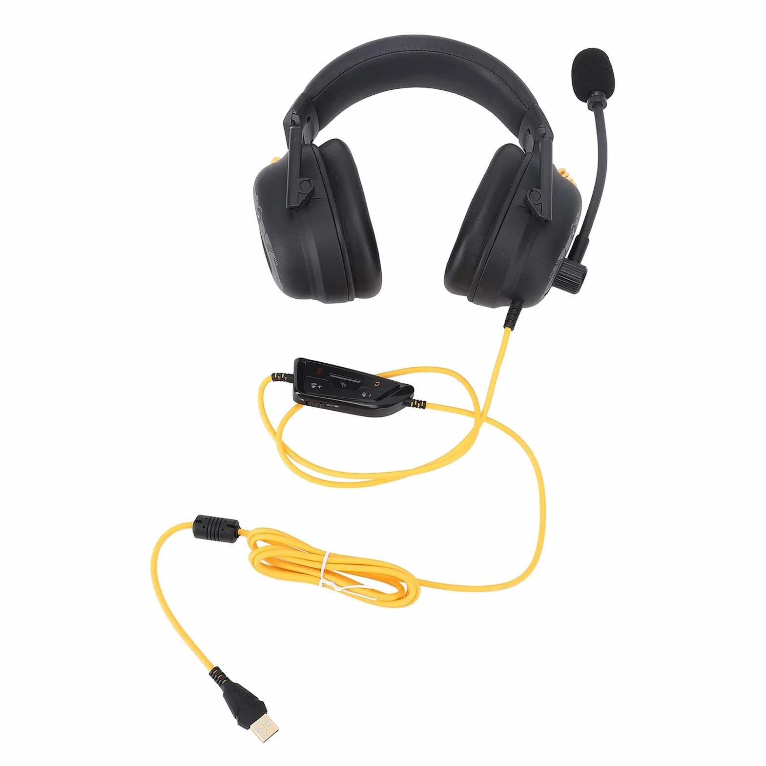 Jiawu HiFi -Surround -sound Gaming Zestaw Słuchawkowy z Mikrofonem Tłumienia Szumu i Niestandardowym Oprogramowaniem do Efektu Dźwięku dla Spersonalizowanych wrażeń z Słuchawkami Słuchawek dla (BLACK)