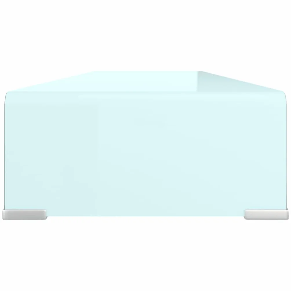 Générique Szafka pod telewizor szkło hartowane 100x30x13 cm zielona | Uchwyt na monitor, laptop, konsolę do gier, odtwarzacz DVD, gładka powierzchnia łatwa do czyszczenia