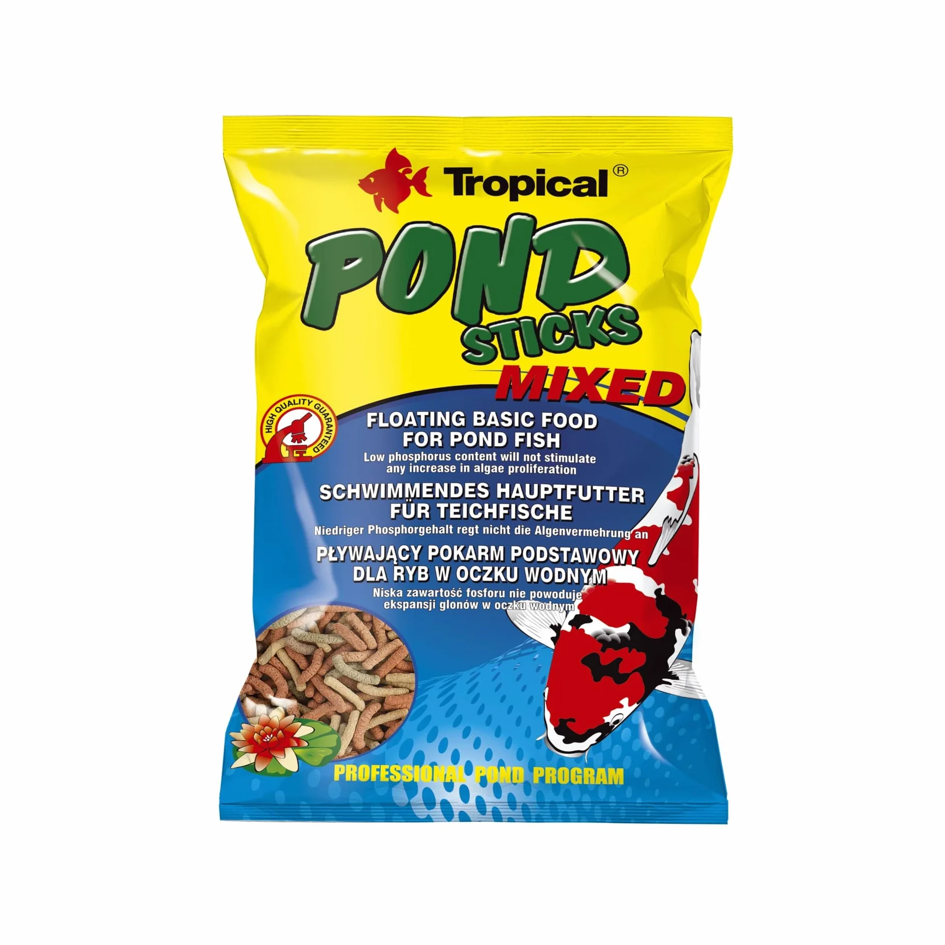 Wieloskładnikowy pokarm w formie pływających pałeczek POND STICKS MIXED 1000ml / 90g