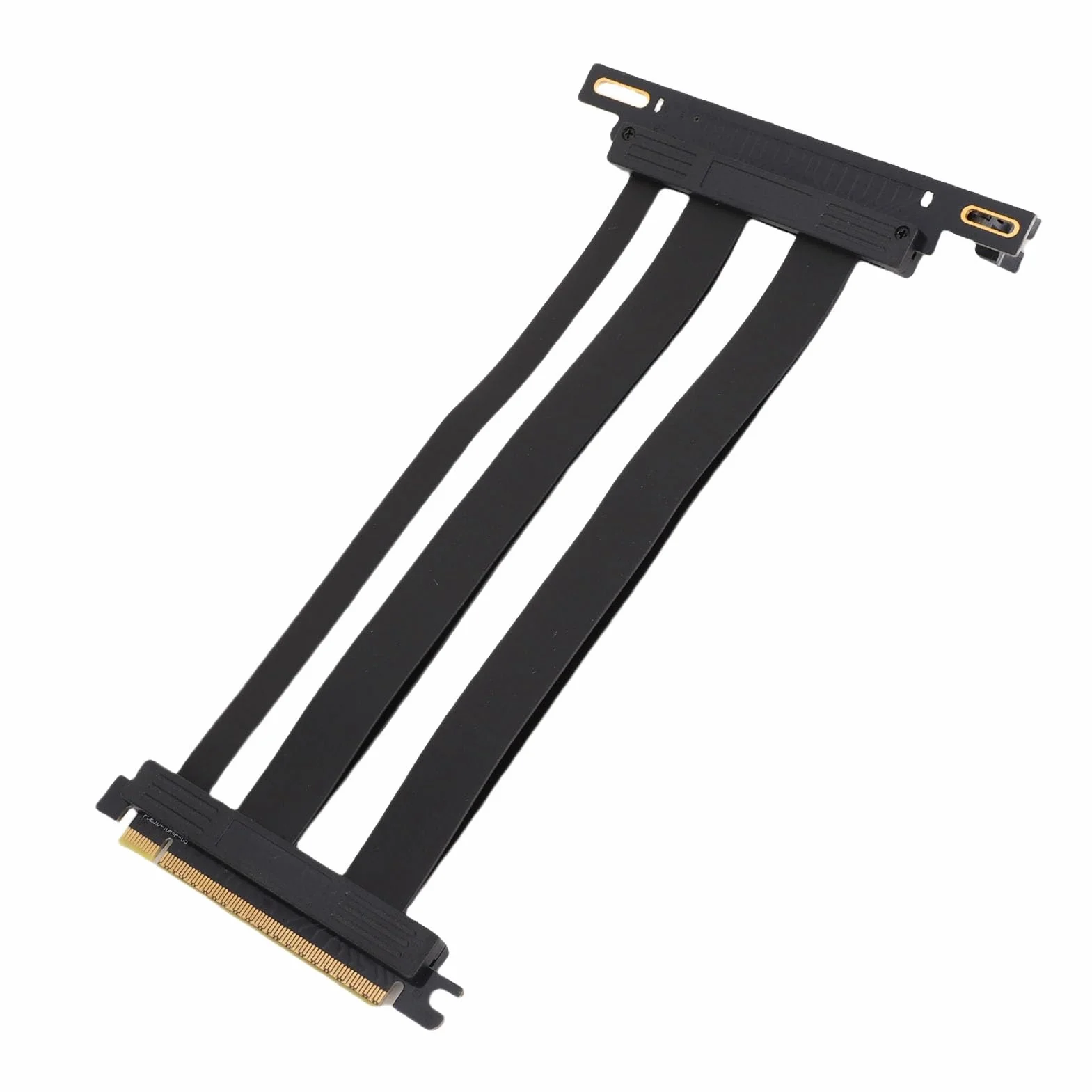 Kąt Kątowy PCIE 5.0 X16 Kabel, Strata Przeciwgiężna -Pllug i Play PCIE 5.0 X16 Kabel Pionowy do Materiałów Komputerowych (20 cm)