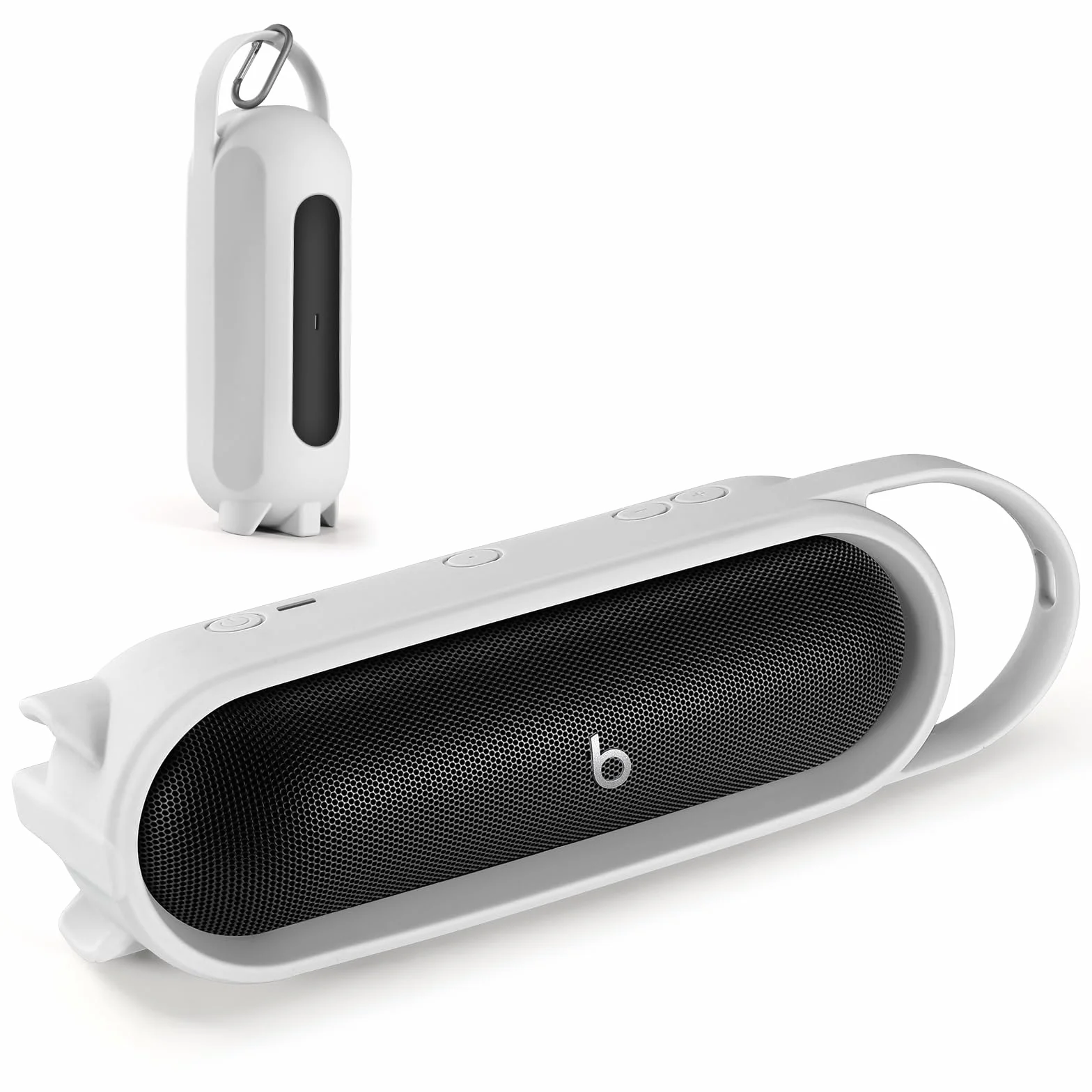 Silikonowe etui do Beats Pill Głośnik Bluetooth Pokrowiec ochronny Silikonowy miękki rękaw zapobiega zadrapaniom (szary)