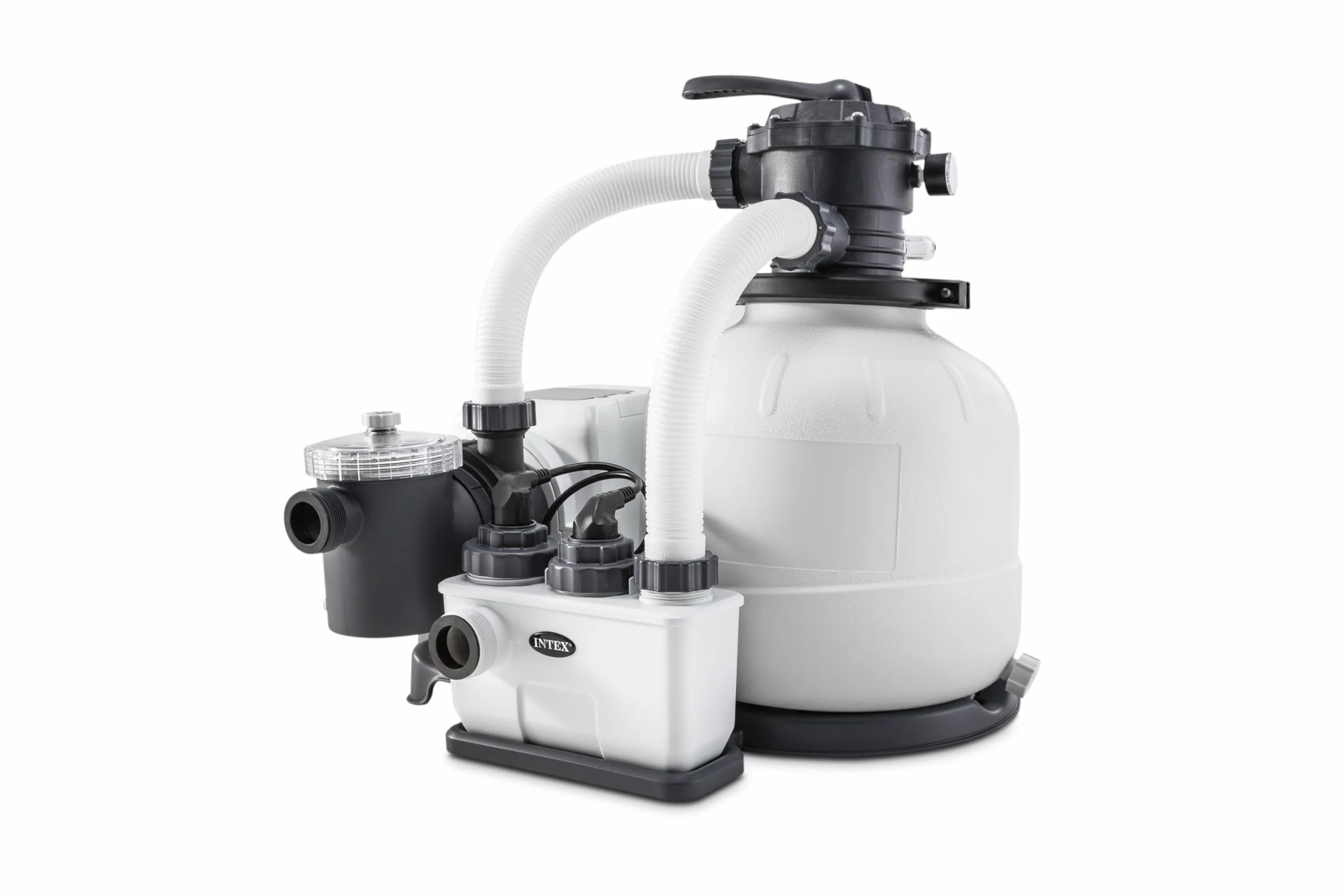 Intex Pompa Filtrująca 7900 l/h Biały Szary